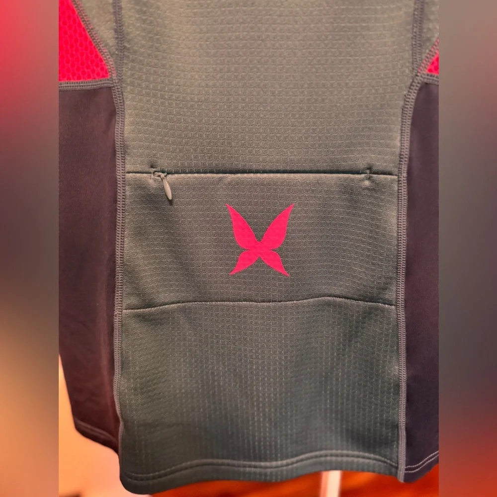 Kari Traa Women's Top in Dark Green and Pink - Picture 3 of 8